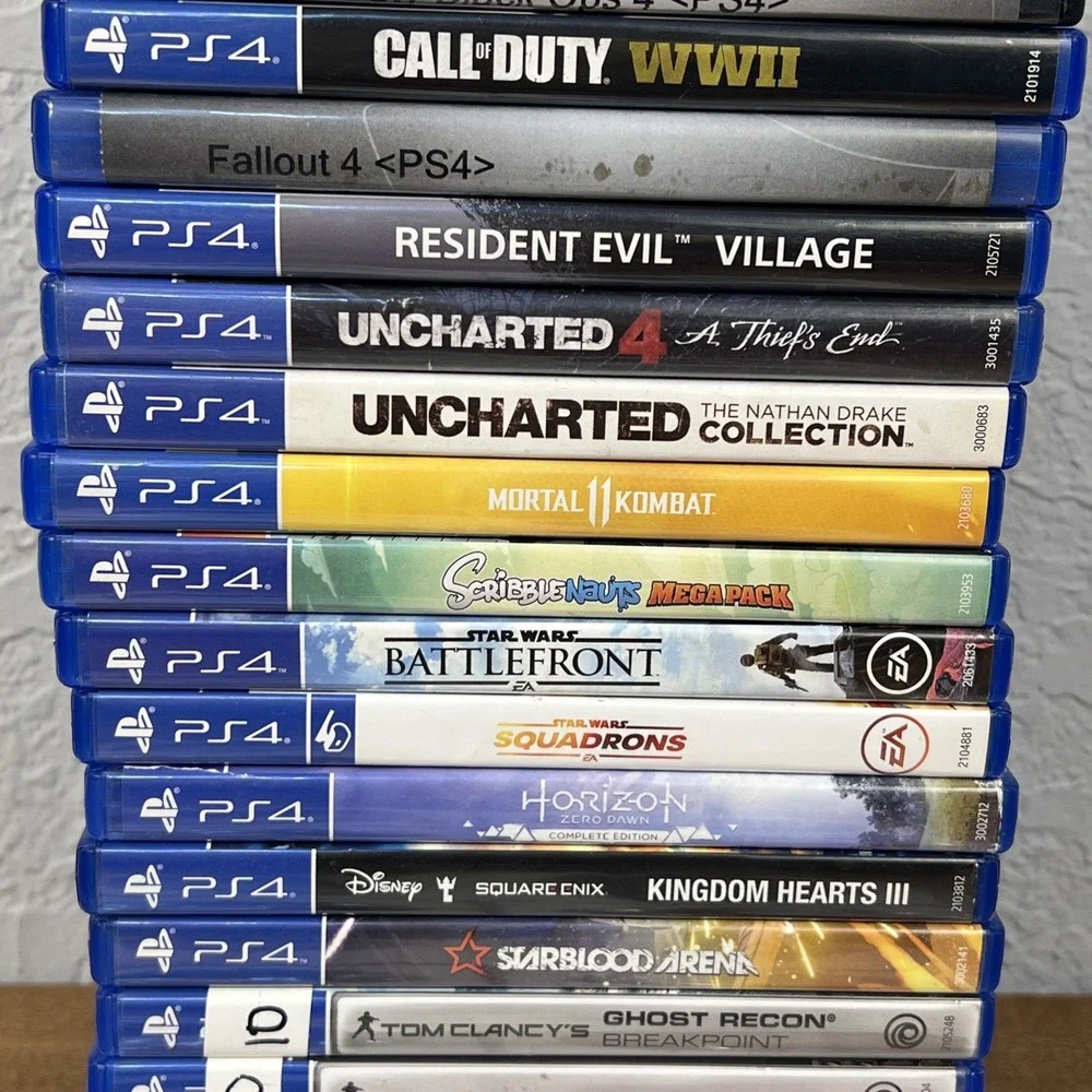 PS4 Lot Of 23 Games Resident Evil, Uncharted, Call Of Duty, Horizon, Dying Light